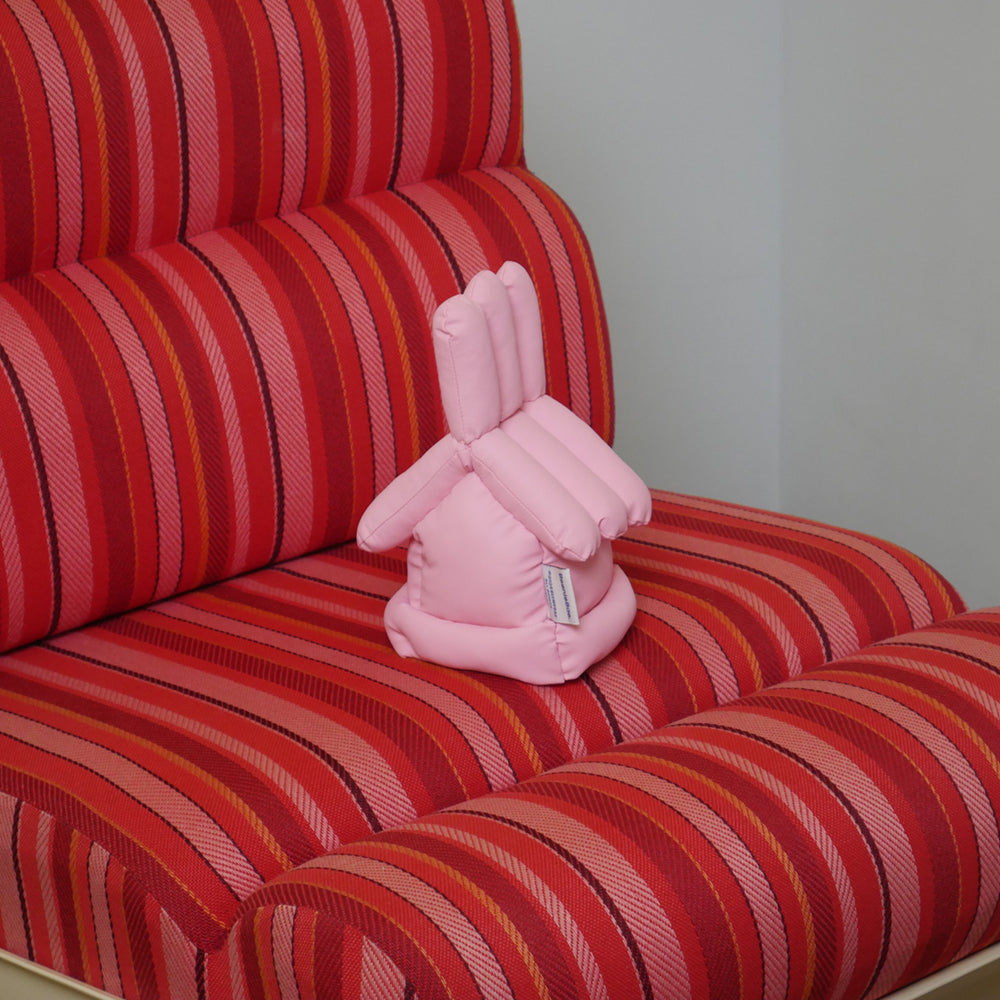 Baby Pink Soft Sculpture House Clock